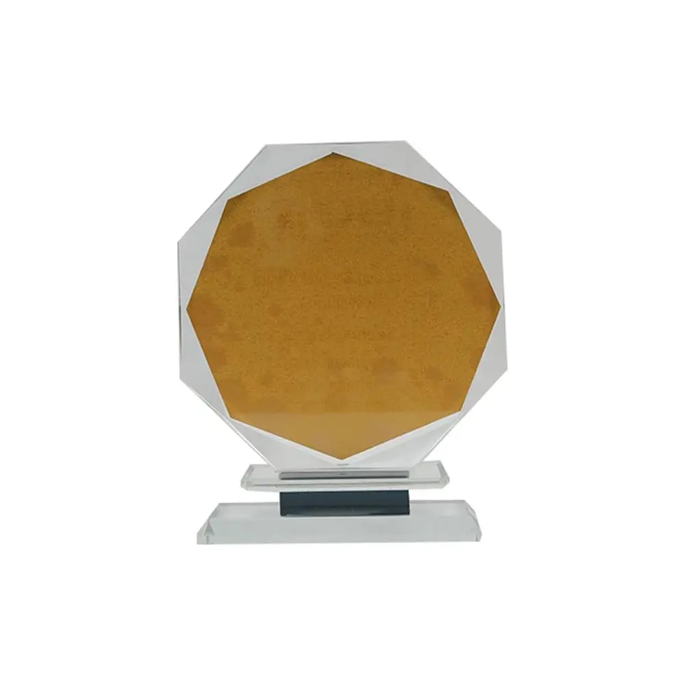 Personalized Heptagon Crystal Trophy